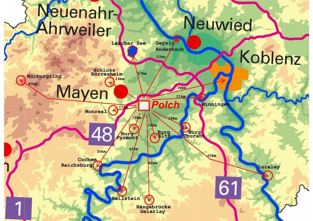Fewo-Luxsus Polch Esterno foto
